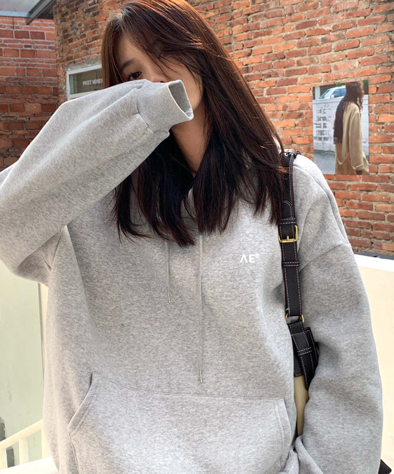 DEVICE select フロント ミニロゴ プルオーバー パーカー メンズ レディース ユニセックス