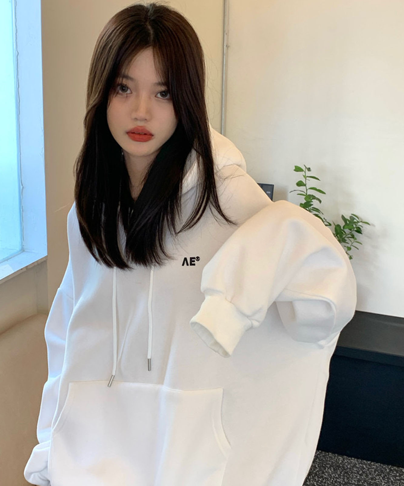 DEVICE select フロント ミニロゴ プルオーバー パーカー メンズ レディース ユニセックス