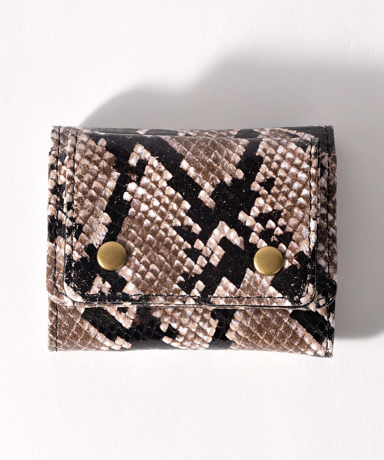 【 Rename 】 カウレザー本革 3つ折り コンパクト ミニ 財布 ウォレット メンズ レディース ユニセックス RPL20049