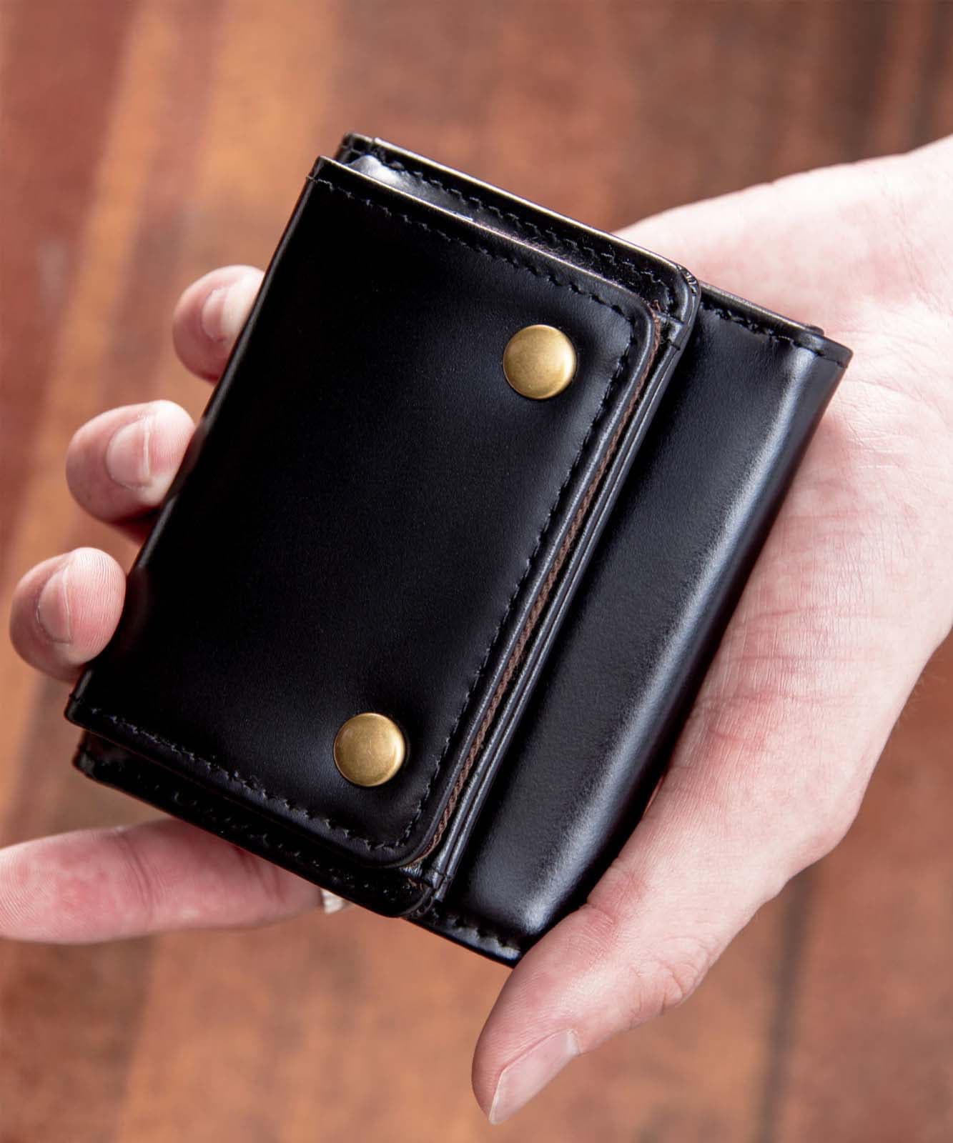 【 Rename 】 カウレザー本革 3つ折り コンパクト ミニ 財布 ウォレット メンズ レディース ユニセックス RPL20049