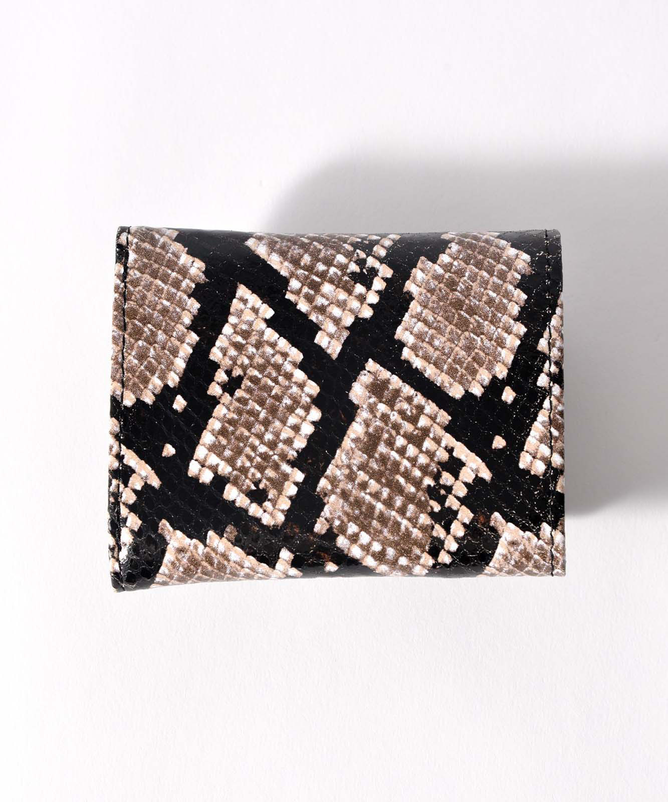 Rename 】 本革 3つ折り コンパクト ミニ財布 メンズ レディース ユニ