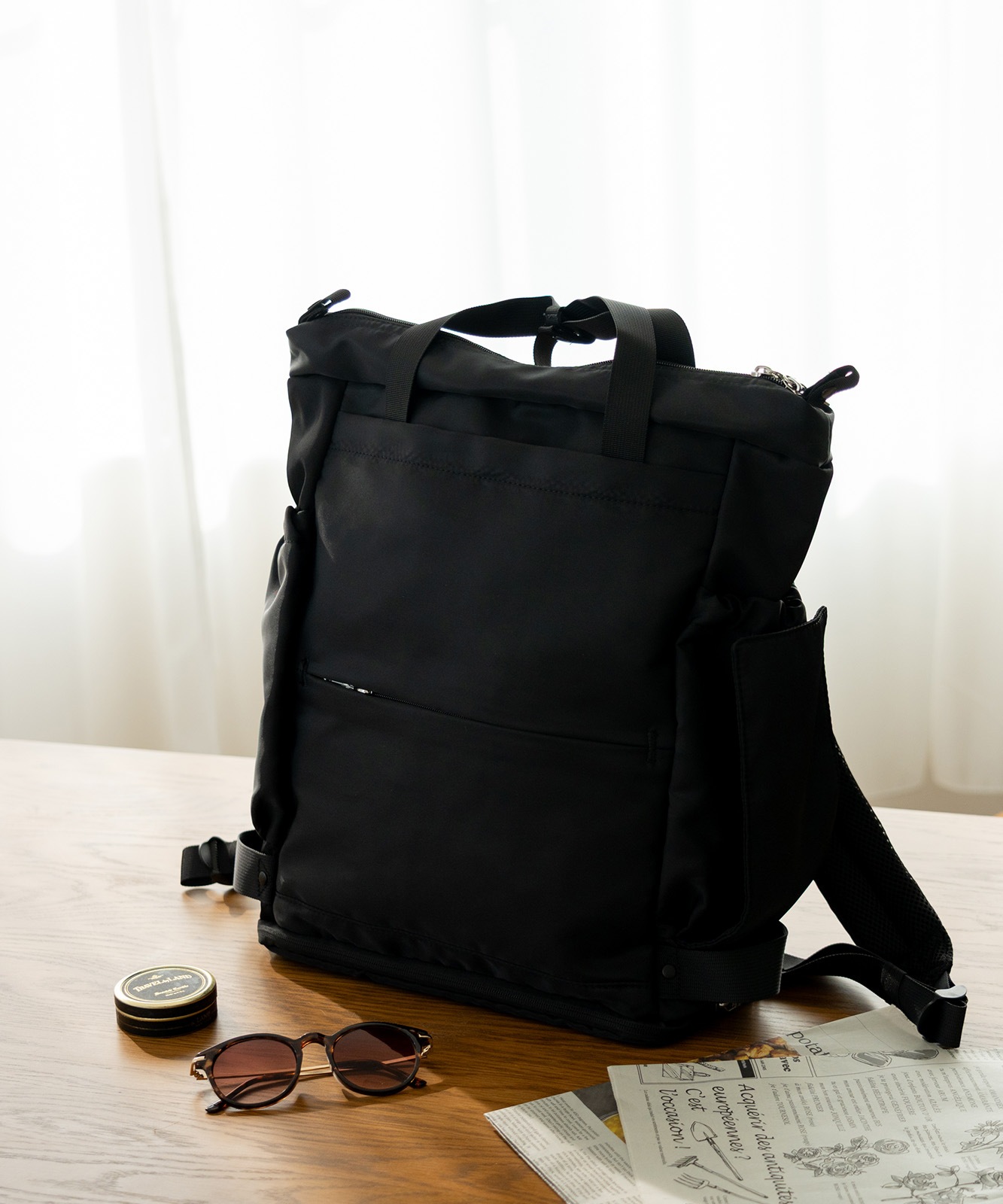 【REAIMER】 4way ペアレンツバッグ マザーズバッグ リュック トート ショルダーバッグ サコッシュ付き 軽量 撥水 大容量 男女兼用 MRN25088 メンズ レディース ユニセックス おしゃれ 通学 通勤 韓国ストリート Y2K シティボーイ MRN25088