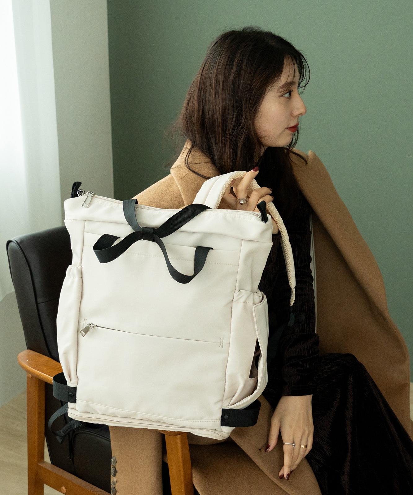 REAIMER 】 4way ペアレンツバッグ マザーズバッグ リュック トート