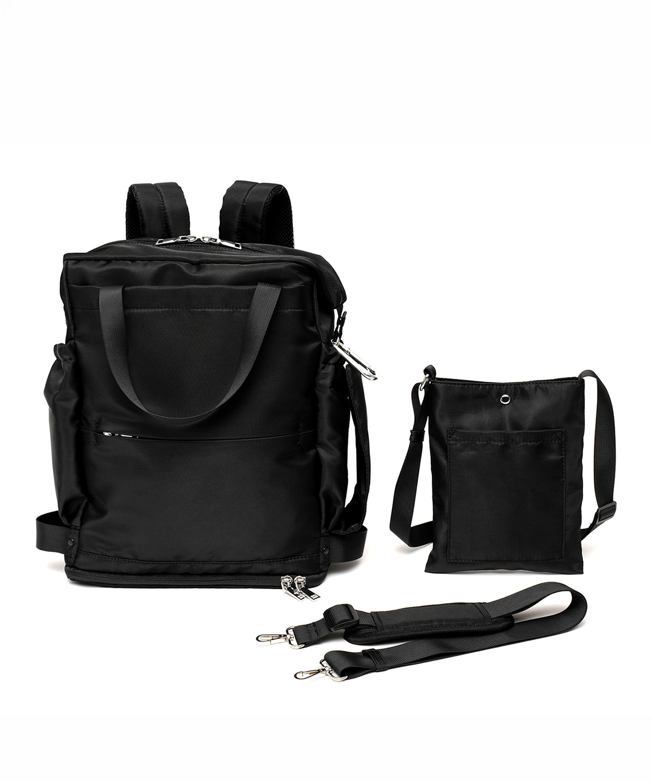 【REAIMER】 4way ペアレンツバッグ マザーズバッグ リュック トート ショルダーバッグ サコッシュ付き 軽量 撥水 大容量 男女兼用 MRN25088 メンズ レディース ユニセックス おしゃれ 通学 通勤 韓国ストリート Y2K シティボーイ MRN25088