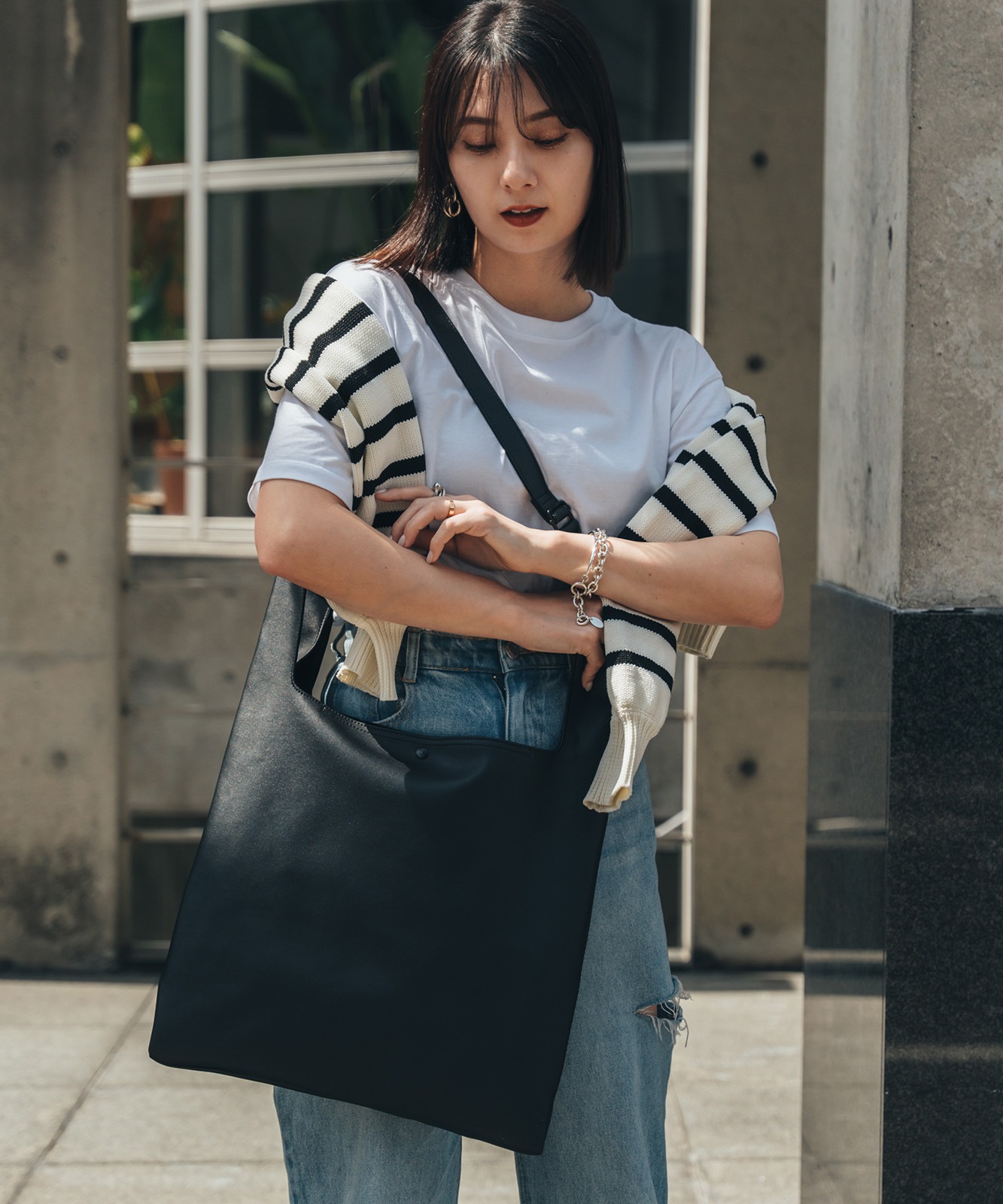 ru! 購入ページ niko and… ショルダーバッグ バッグ オリジナルレザー2WAY巾着