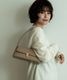 【 DEVICE select 】 ハンドバッグ レディース 横長 ワンハンドル 小さめ 黒 自立 ミニマル ボックスバッグ フォーマル 結婚式 入学式 2WAY ショルダー ZHG26020