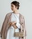 【 DEVICE select 】 ハンドバッグ レディース 横長 ワンハンドル 小さめ 黒 自立 ミニマル ボックスバッグ フォーマル 結婚式 入学式 2WAY ショルダー ZHG26020