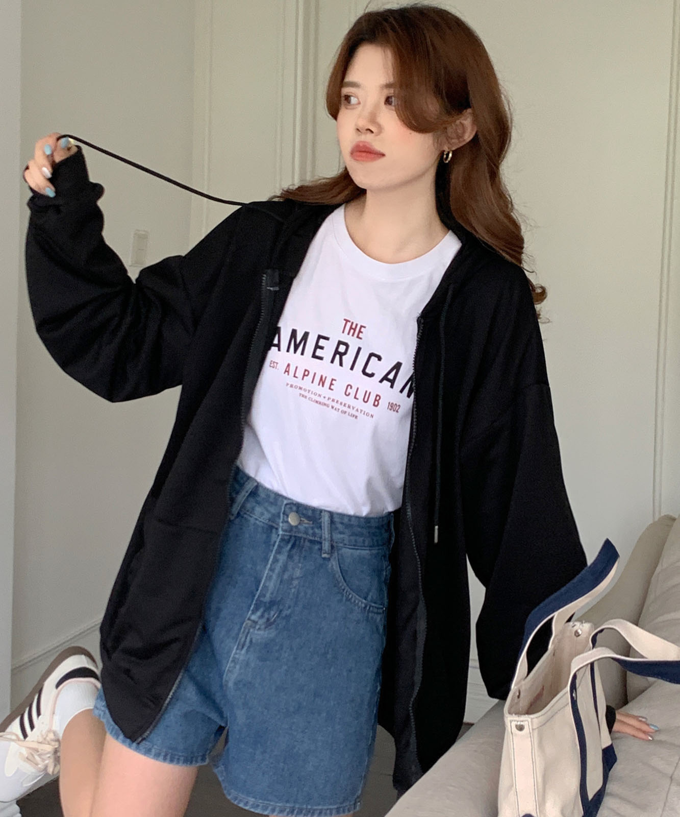 【 DEVICE select 】ボリュームスリーブ オーバーサイズ パーカー メンズ レディース ユニセックス TA423P