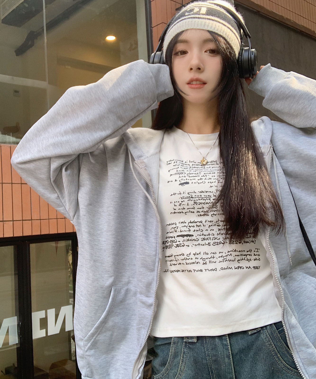 【 DEVICE select 】ボリュームスリーブ オーバーサイズ パーカー メンズ レディース ユニセックス TA423P