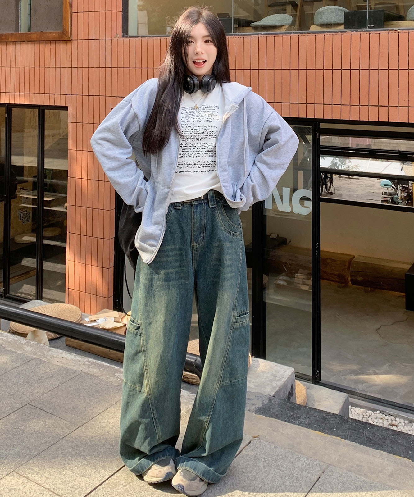 【 DEVICE select 】ボリュームスリーブ オーバーサイズ パーカー メンズ レディース ユニセックス TA423P