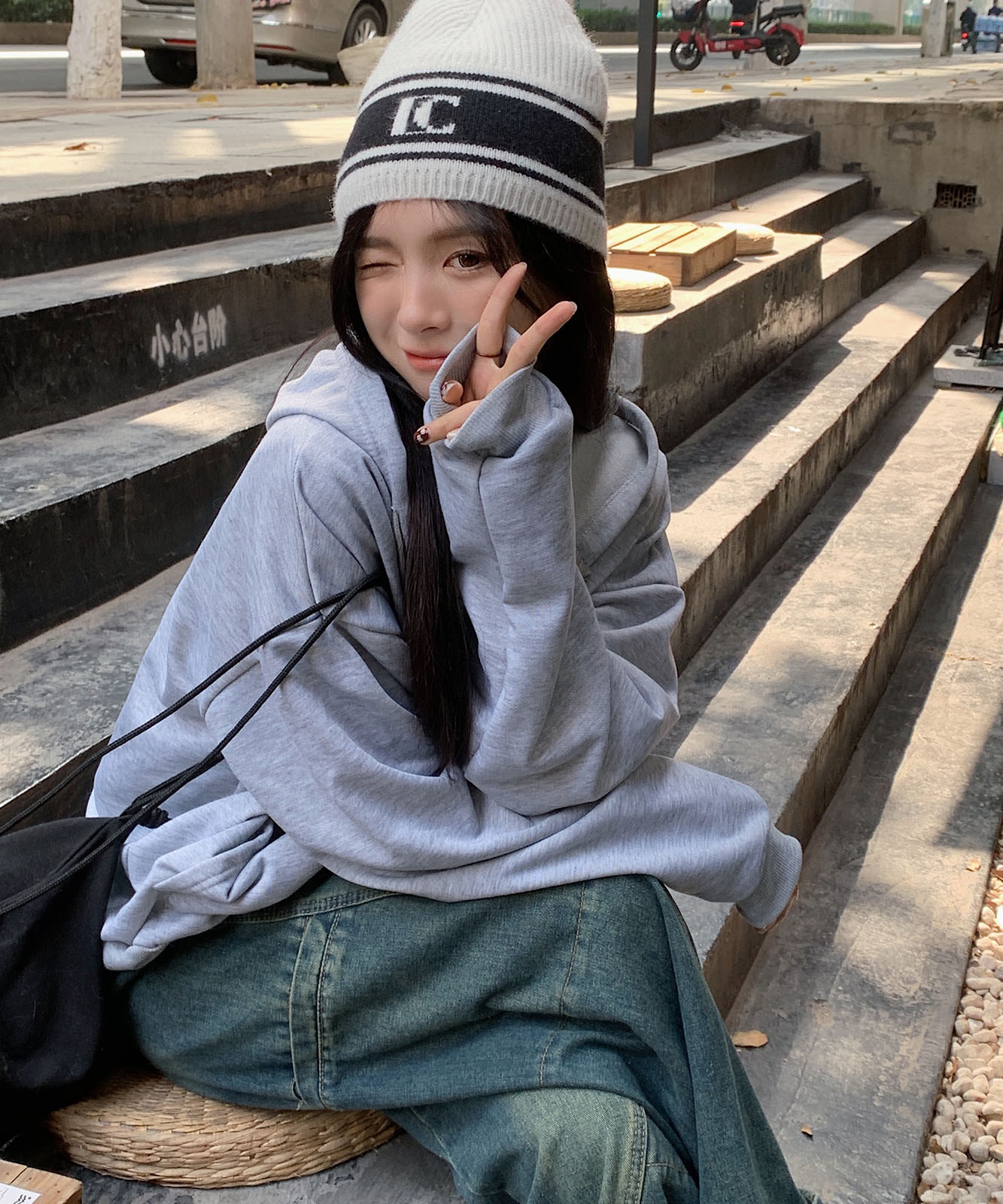 【 DEVICE select 】ボリュームスリーブ オーバーサイズ パーカー メンズ レディース ユニセックス TA423P