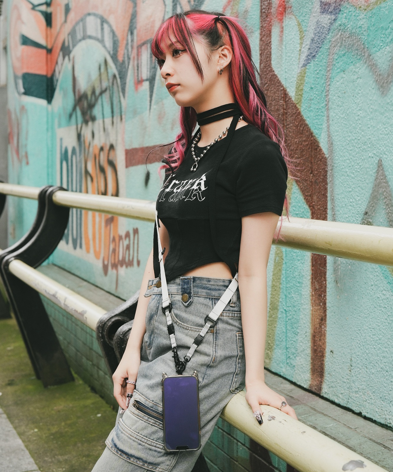 DEVICE＋ WEBBING MULTI GEAR STRAP ギアストラップ スマホショルダー ノームコア ゴープコア クロスボディストラップ メンズ レディース ユニセックス