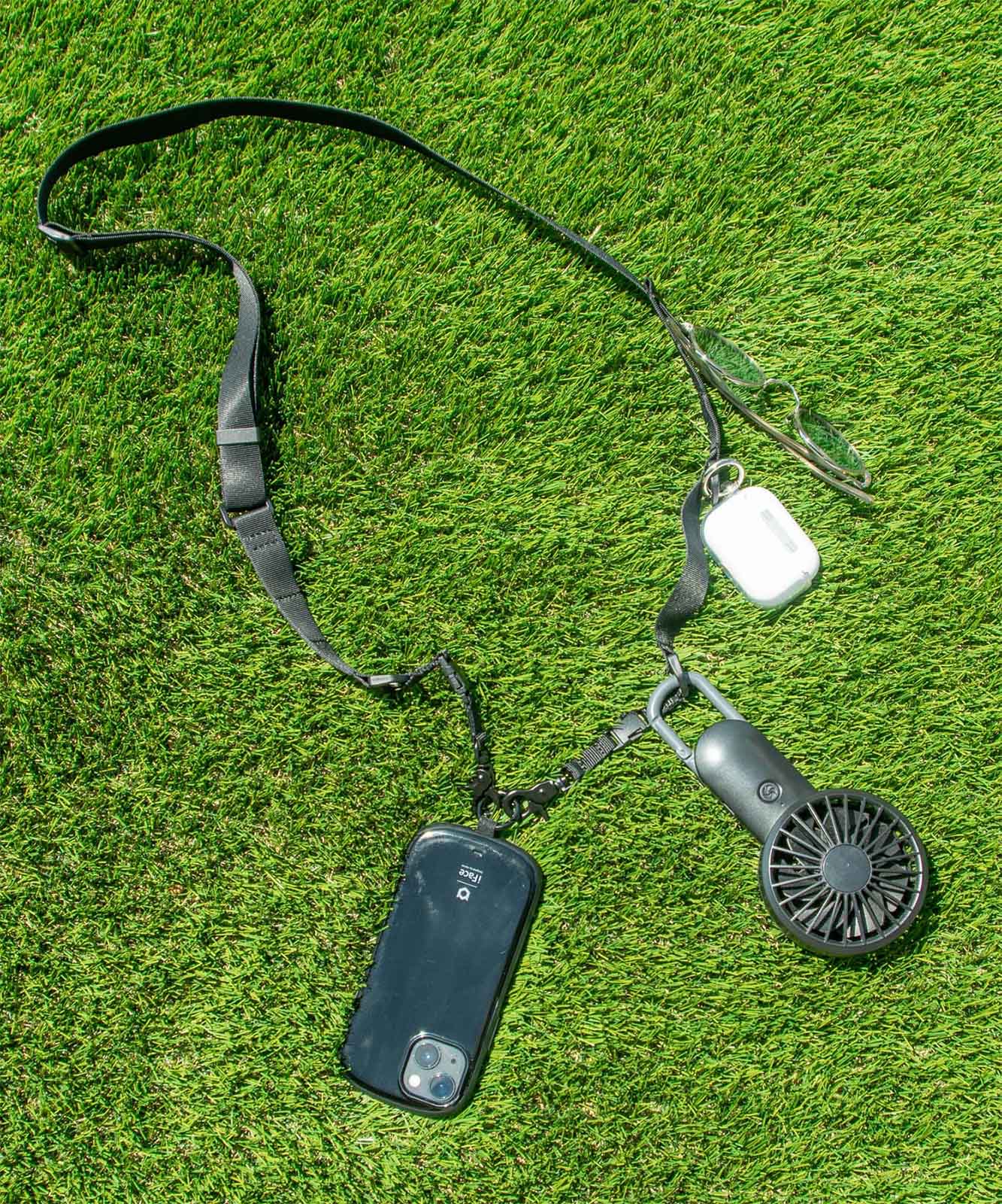 DEVICE＋ WEBBING MULTI GEAR STRAP ギアストラップ スマホショルダー ノームコア ゴープコア クロスボディストラップ メンズ レディース ユニセックス