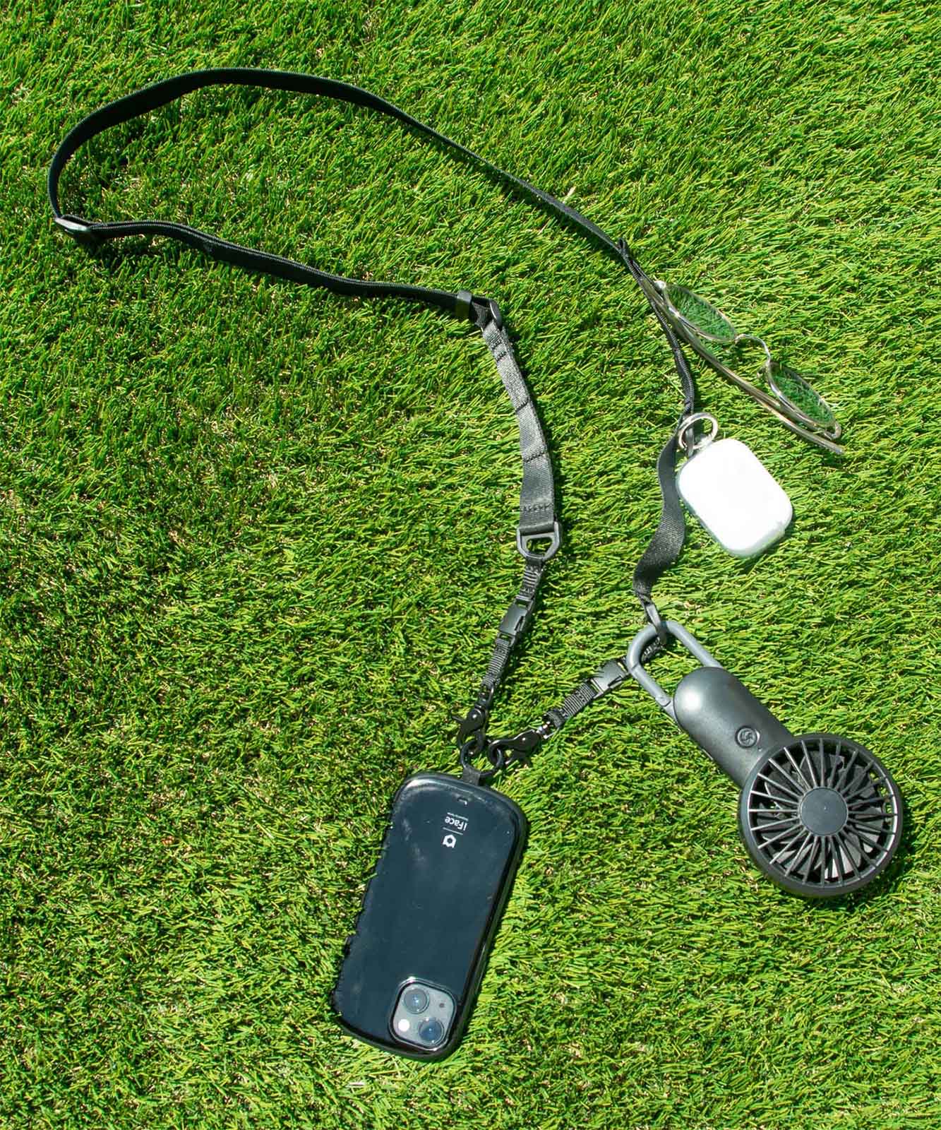 DEVICE＋ WEBBING MULTI GEAR STRAP ギアストラップ スマホショルダー ノームコア ゴープコア クロスボディストラップ メンズ レディース ユニセックス