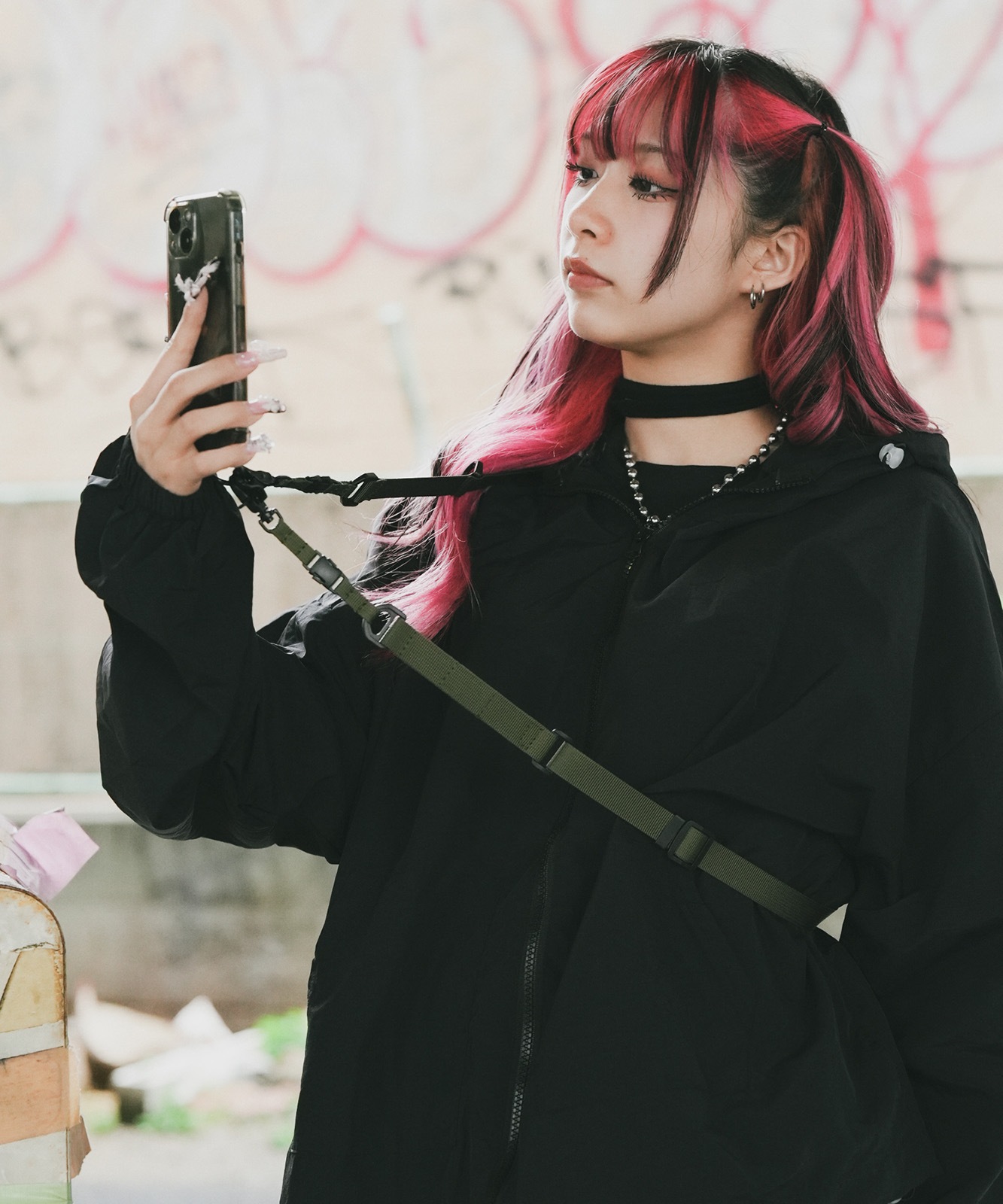 DEVICE＋ WEBBING MULTI GEAR STRAP ギアストラップ スマホショルダー ノームコア ゴープコア クロスボディストラップ メンズ レディース ユニセックス