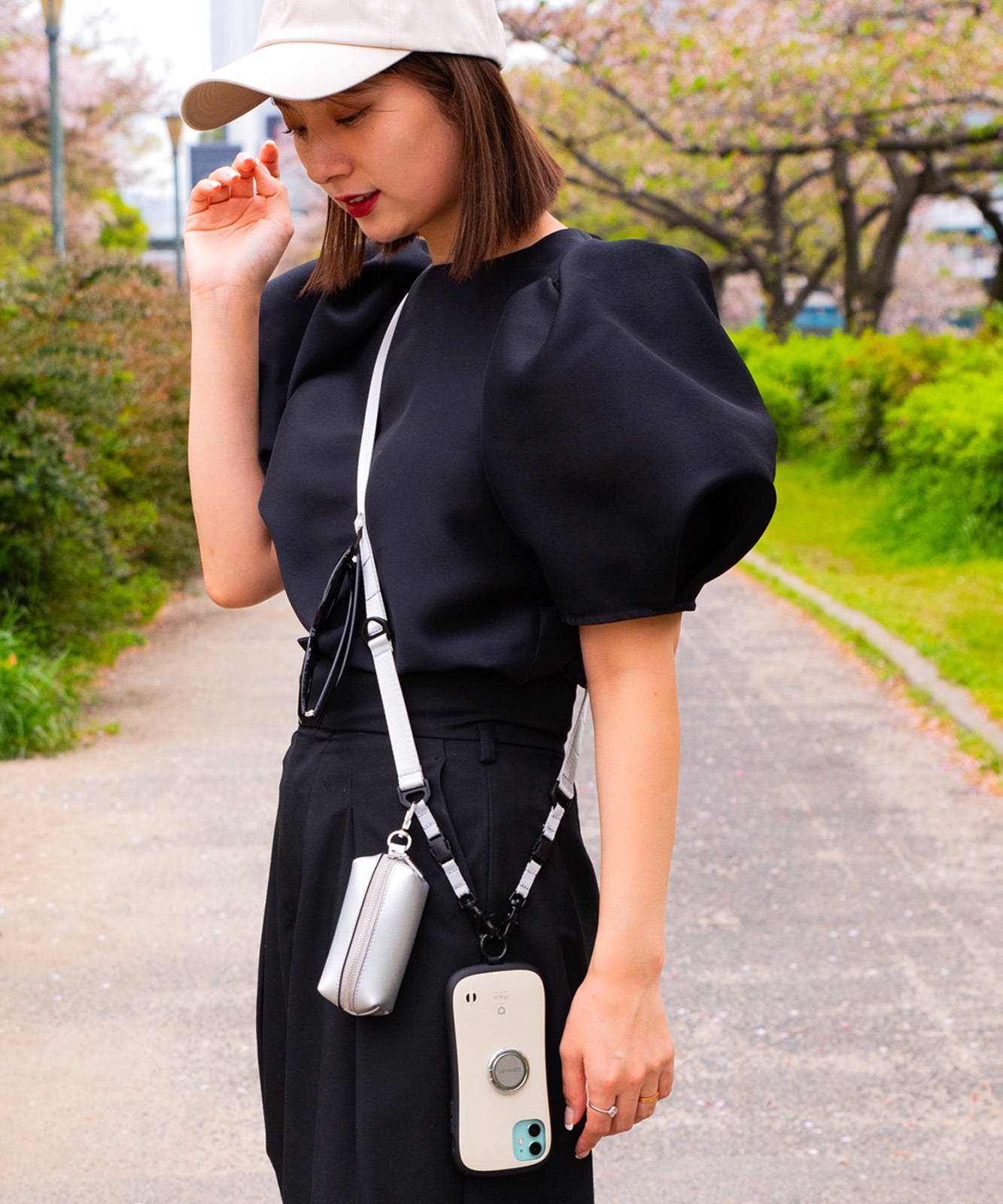 DEVICE＋ WEBBING MULTI GEAR STRAP ギアストラップ スマホショルダー ノームコア ゴープコア クロスボディストラップ メンズ レディース ユニセックス