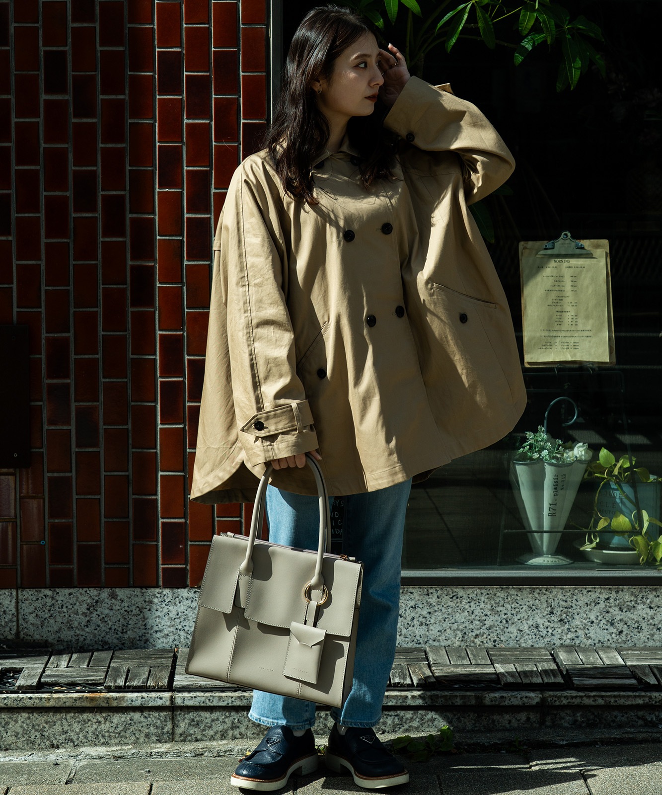 【 REAIMER 】 トートバッグ レディース A4 PC収納 自立 大容量 ビジネスバッグ ポーチ不要 多機能 通勤 通学 肩掛け リエメ MTG25068