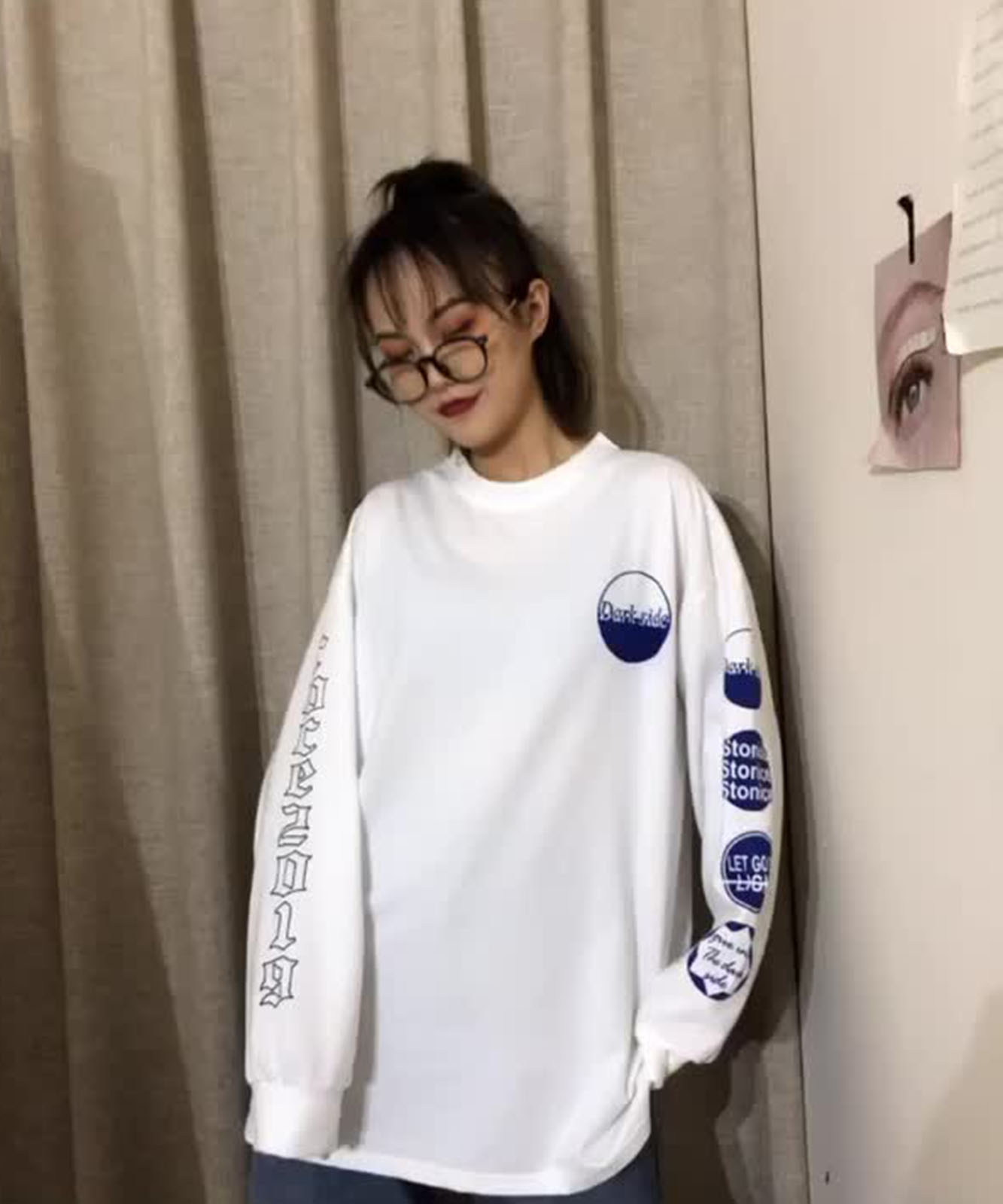 DSM 取り扱い RASSVET ラスベート 袖プリント ロンT 長袖Tシャツ DSM 取り扱い RASSVET ラスベート 袖プリント ロンT 長袖Tシャツ