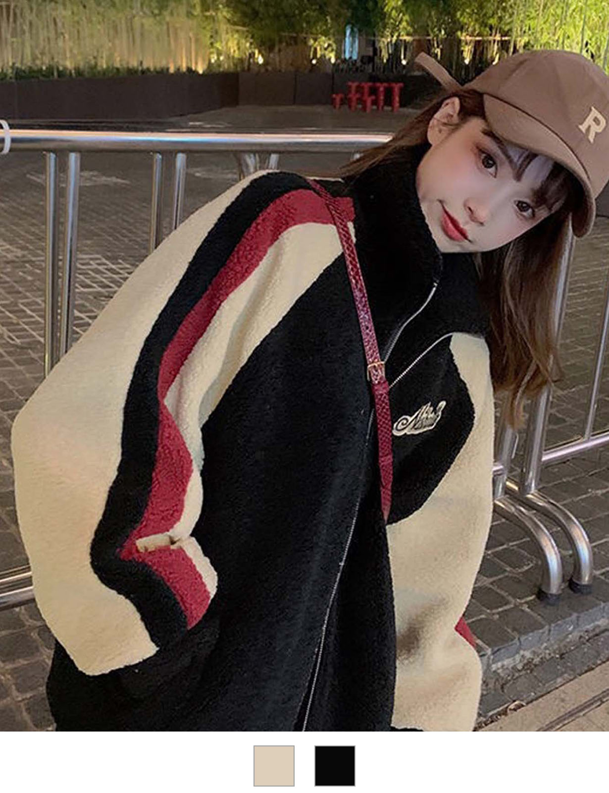 DEVICE select ジャージデザイン ボアジャケット メンズ レディース ユニセックス