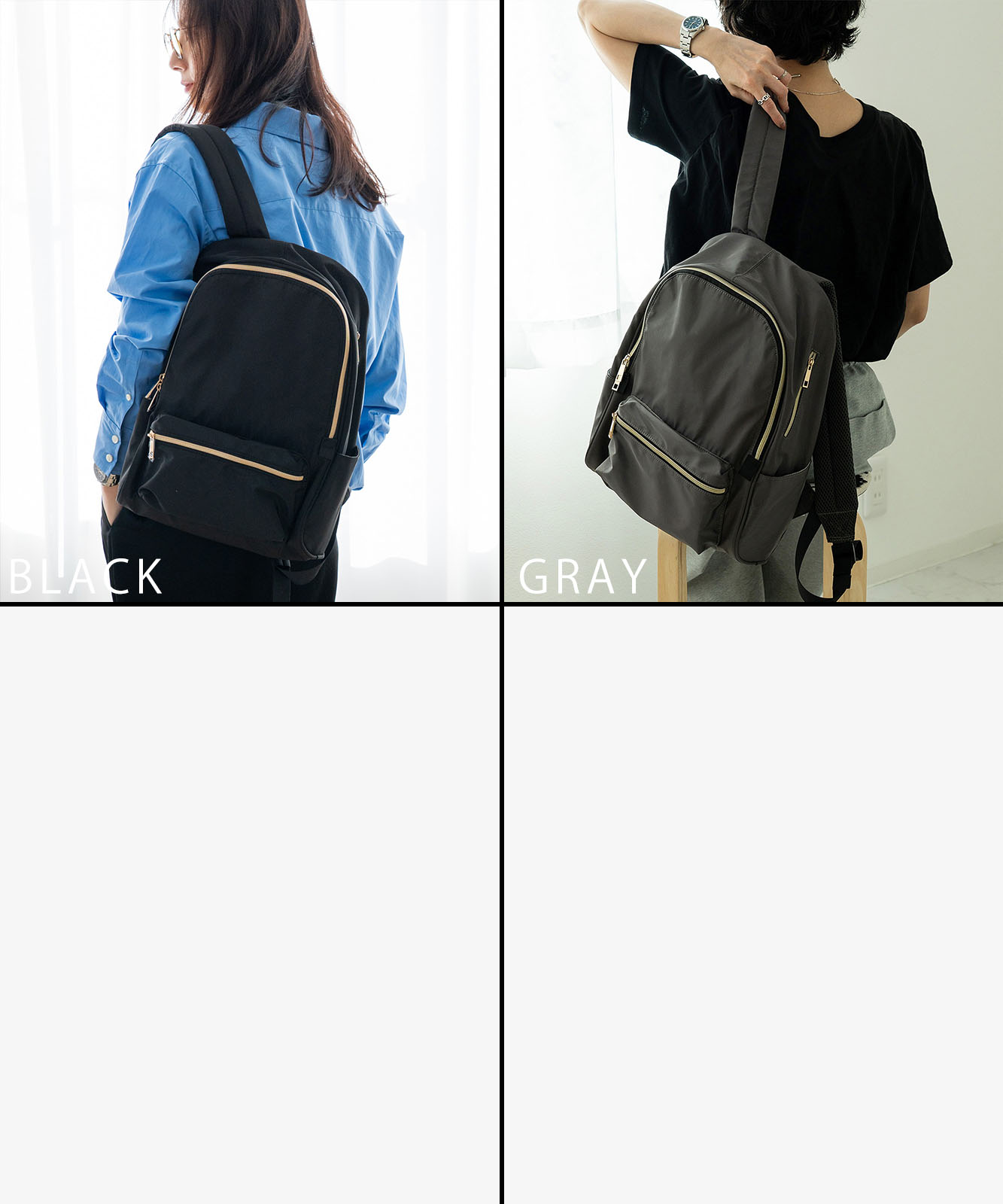 【 Rename 】 10ポケット 高密度ナイロン バックパック リュック レディース 大人 軽量 A4 大容量 通勤 通学 マザーズリュック RRN26054