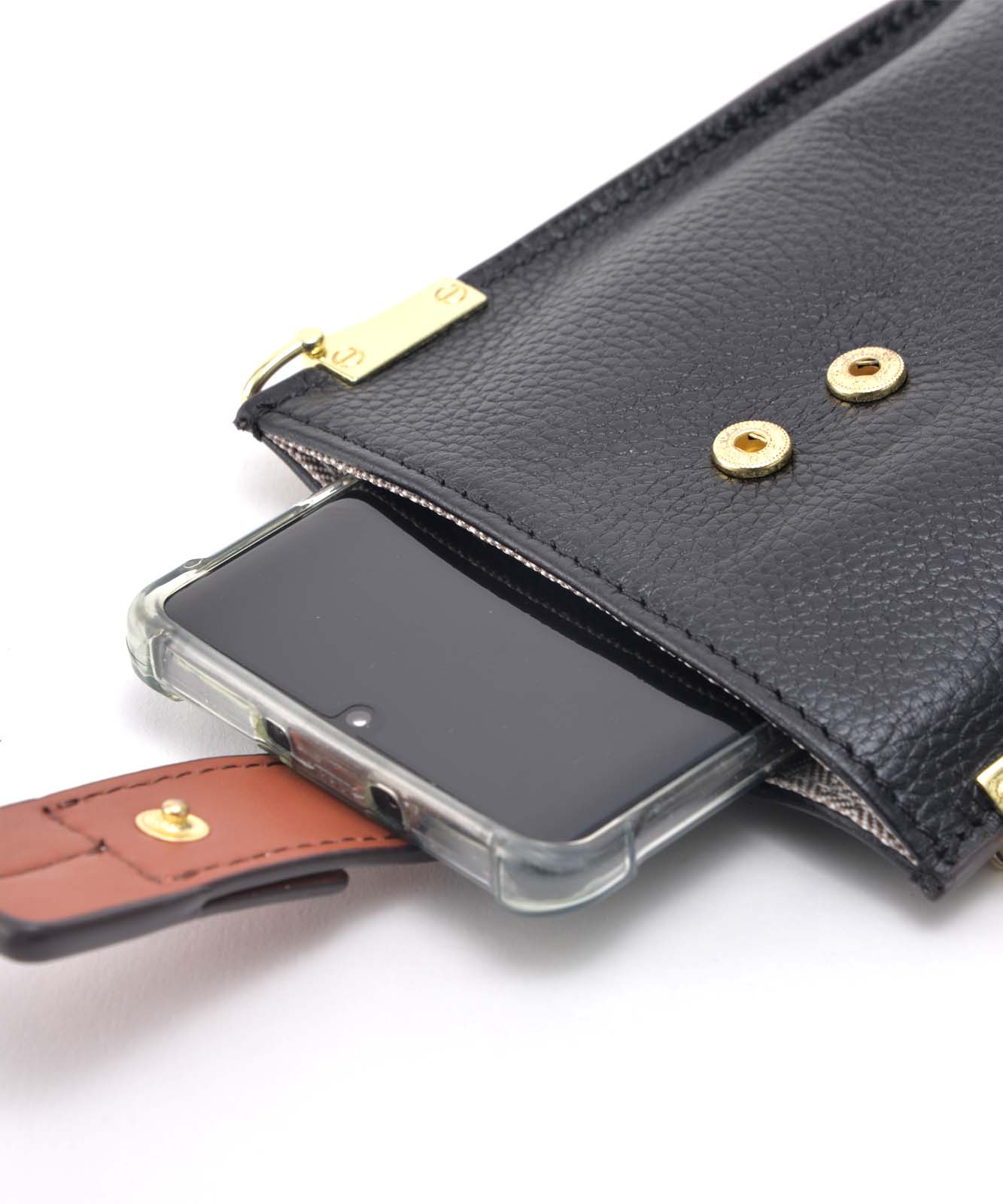 DEVICE select 本革 スマホケース ミニショルダーバッグ メンズ レディース ユニセックス