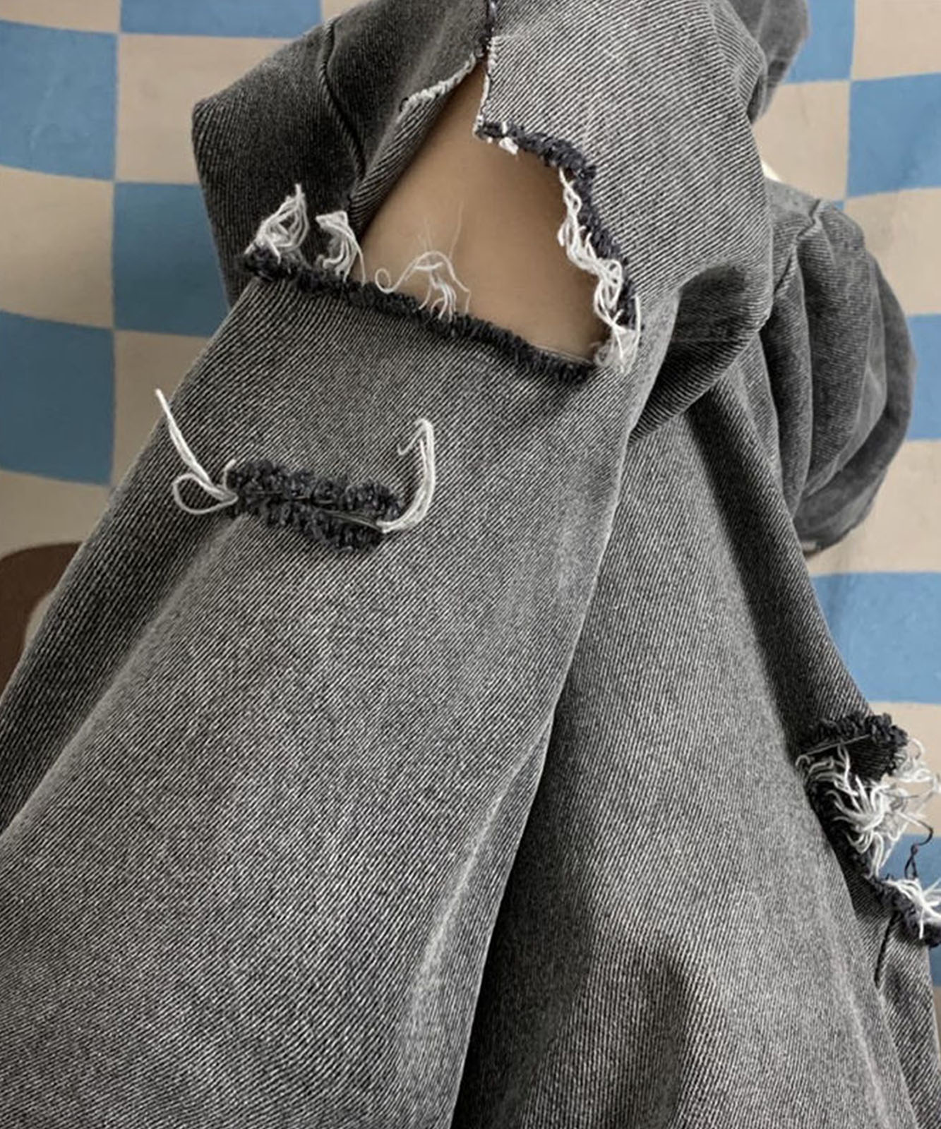 レプシム　新品タグ付グレー オーバーサイズ デニムジャケット　美品デニムパンツ LEPSIM（レプシィム）｜デニムジャケット一覧 - WEAR