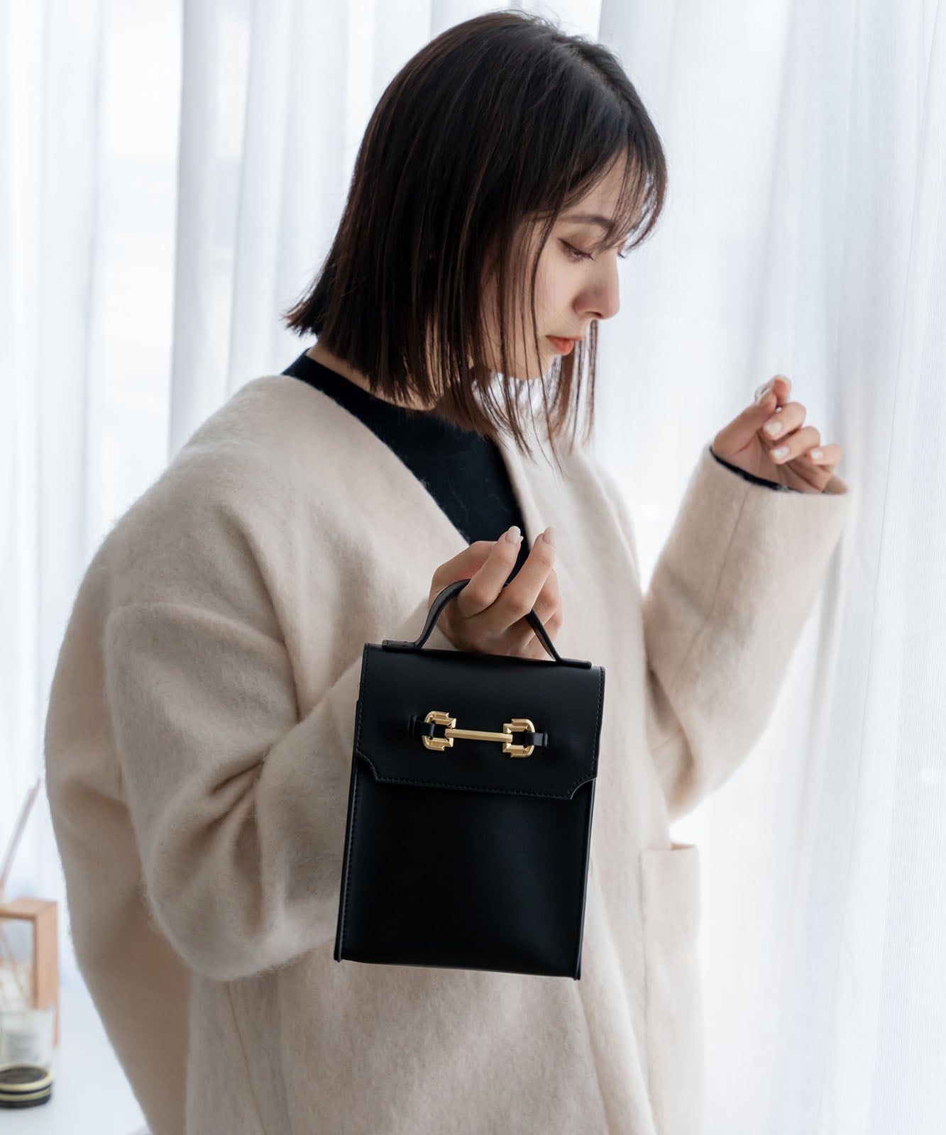 新品タグ付きgemeilソフトミニワンショルダー gemeil｜【240g/軽量】【本革】ソフトミニワンショルダーバッグ