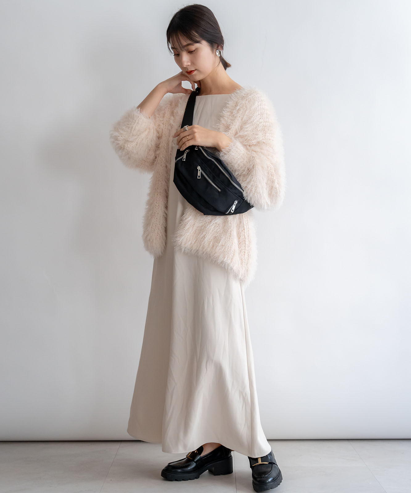 【 DEVICE × ユウコラボ 】 Rename ZIP デザイン ウエストバッグ ウエストポーチ メンズ レディース ユニセックス 学生 おしゃれ RWN22040