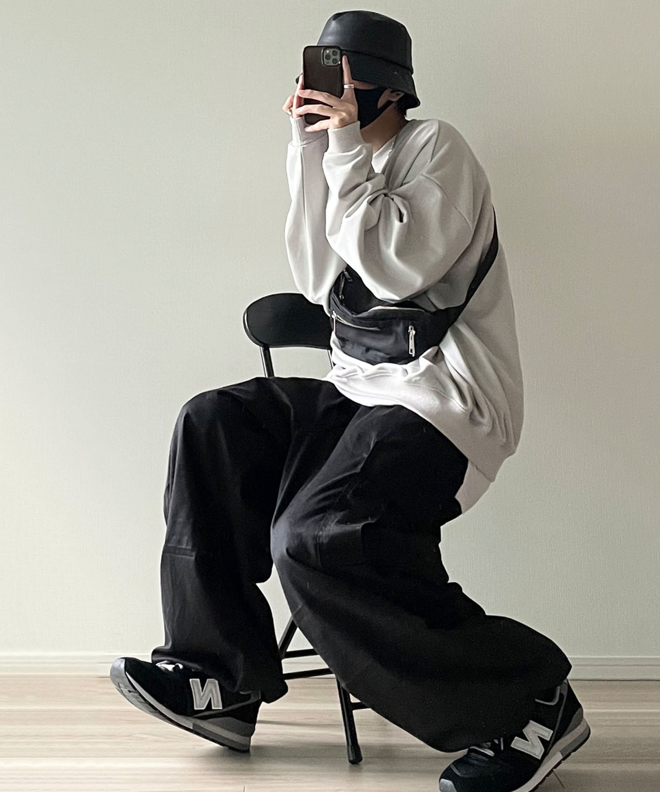 DEVICE × ユウコラボ 】 Rename ZIP デザイン ウエストバッグ