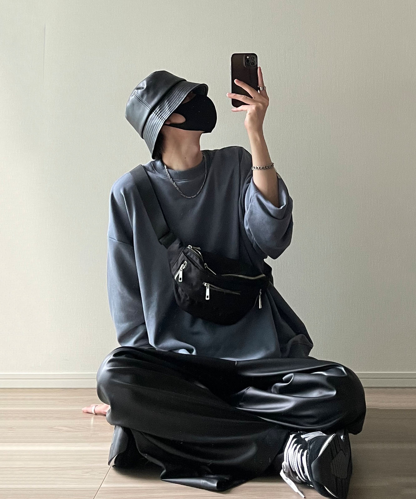 【 DEVICE × ユウコラボ 】 Rename ZIP デザイン ウエストバッグ ウエストポーチ メンズ レディース ユニセックス 学生 おしゃれ RWN22040