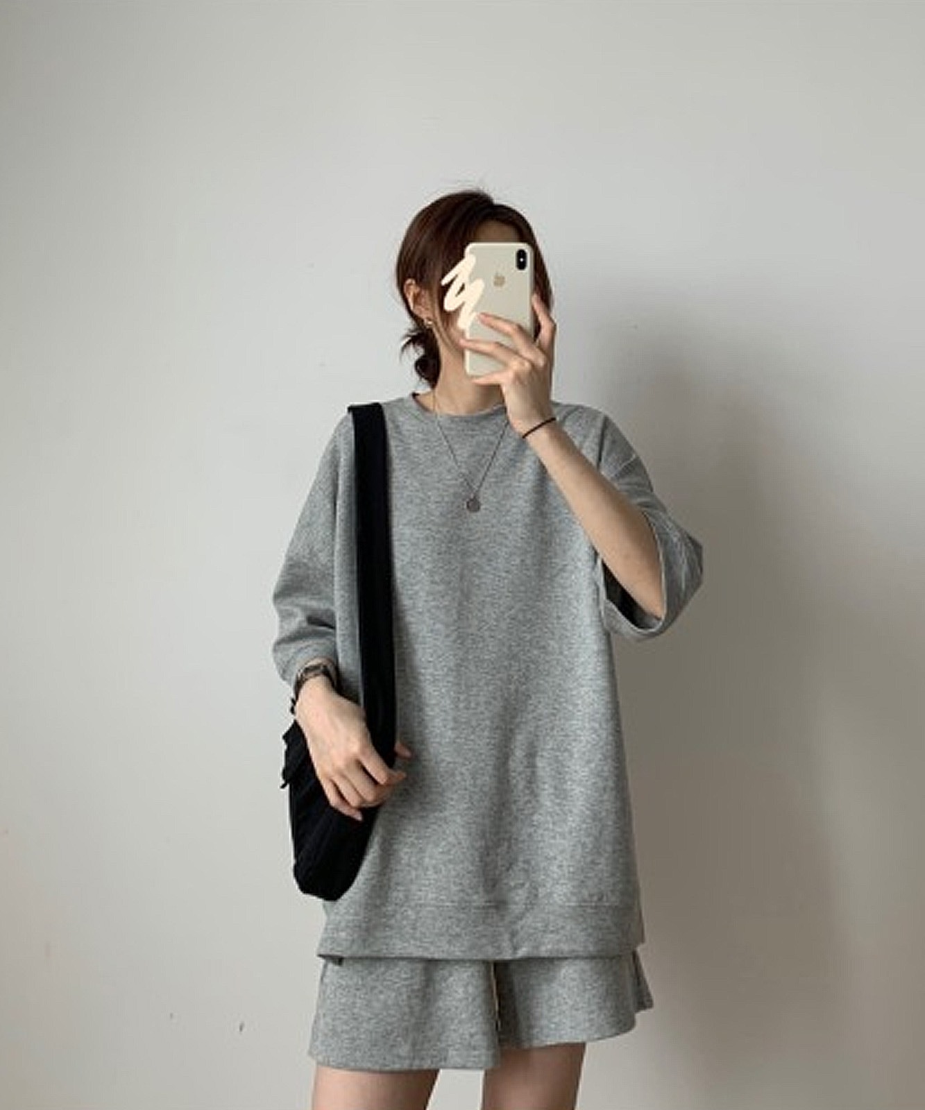 DEVICE select ショートパンツ+トップス2点セットのルームウェア セットアップ メンズ レディース