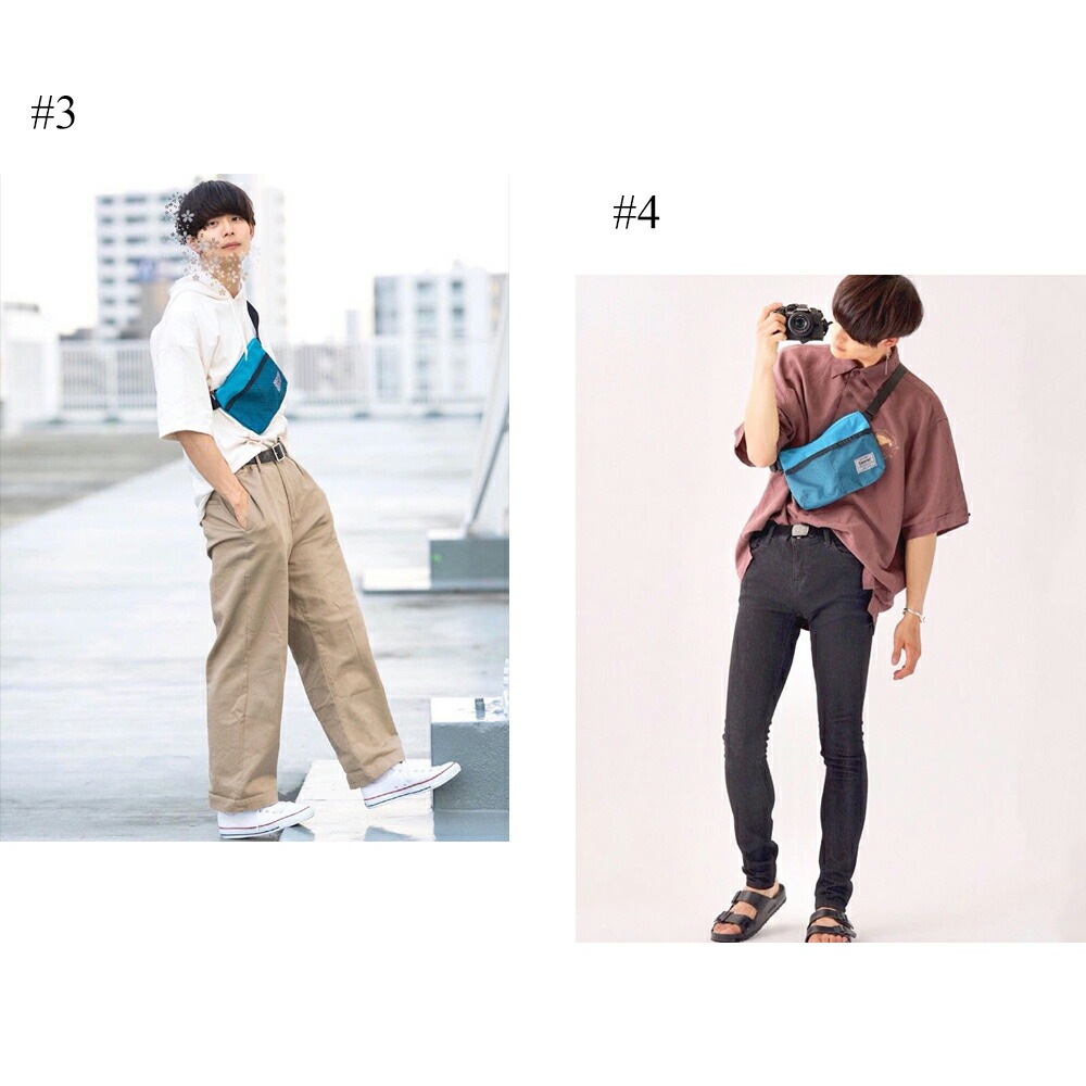 Rename メッシュポケットナイロンミニサコッシュバッグ