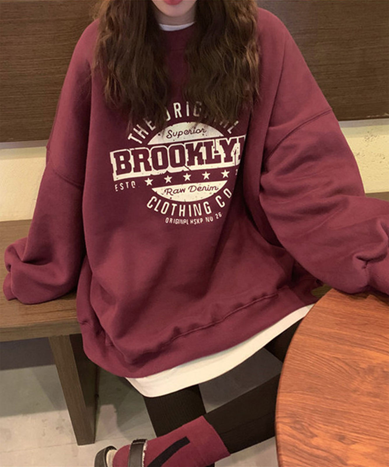 DEVICE select ビッグシルエット プルオーバースウェット メンズ レディース