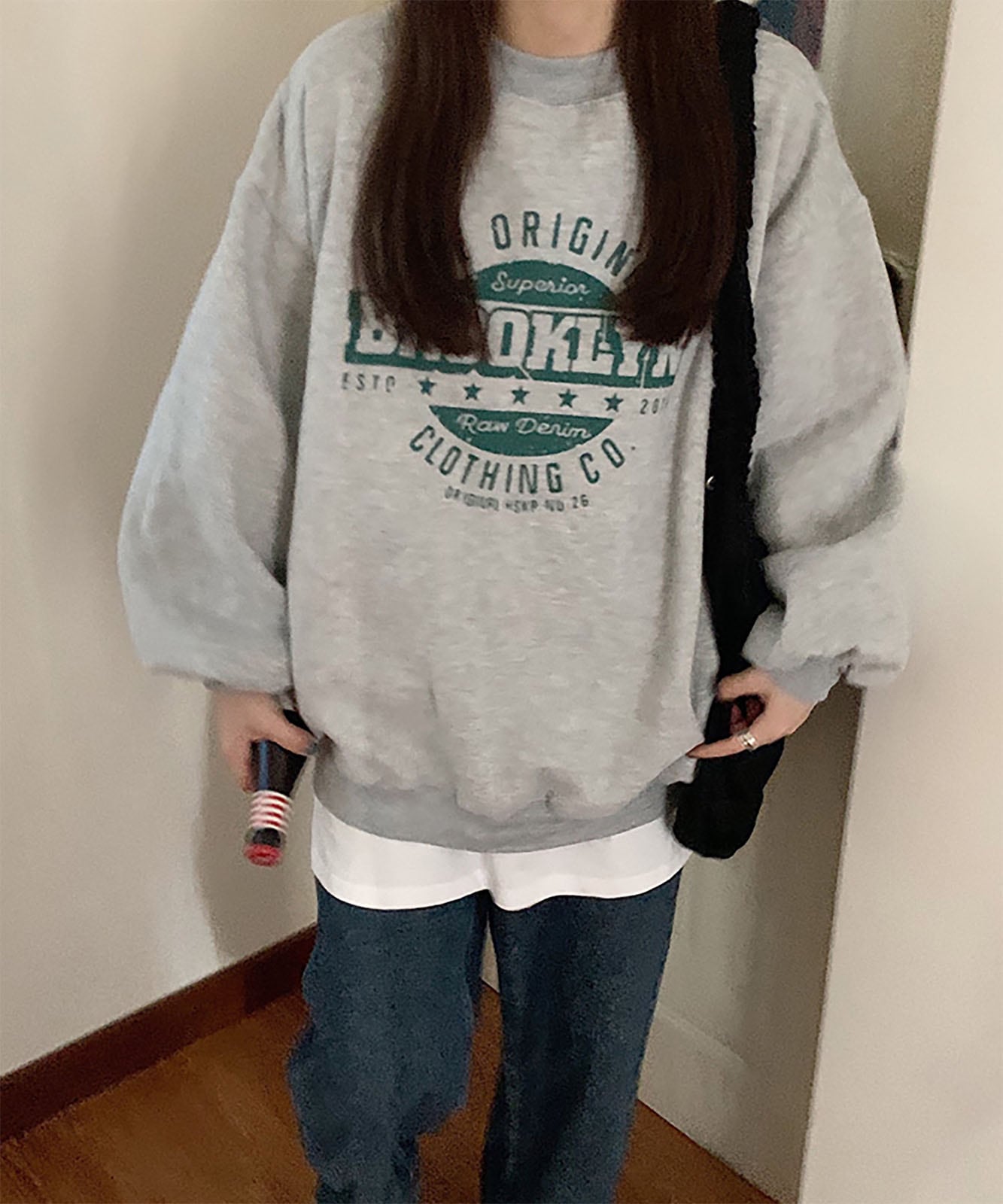 DEVICE select ビッグシルエット プルオーバースウェット メンズ レディース