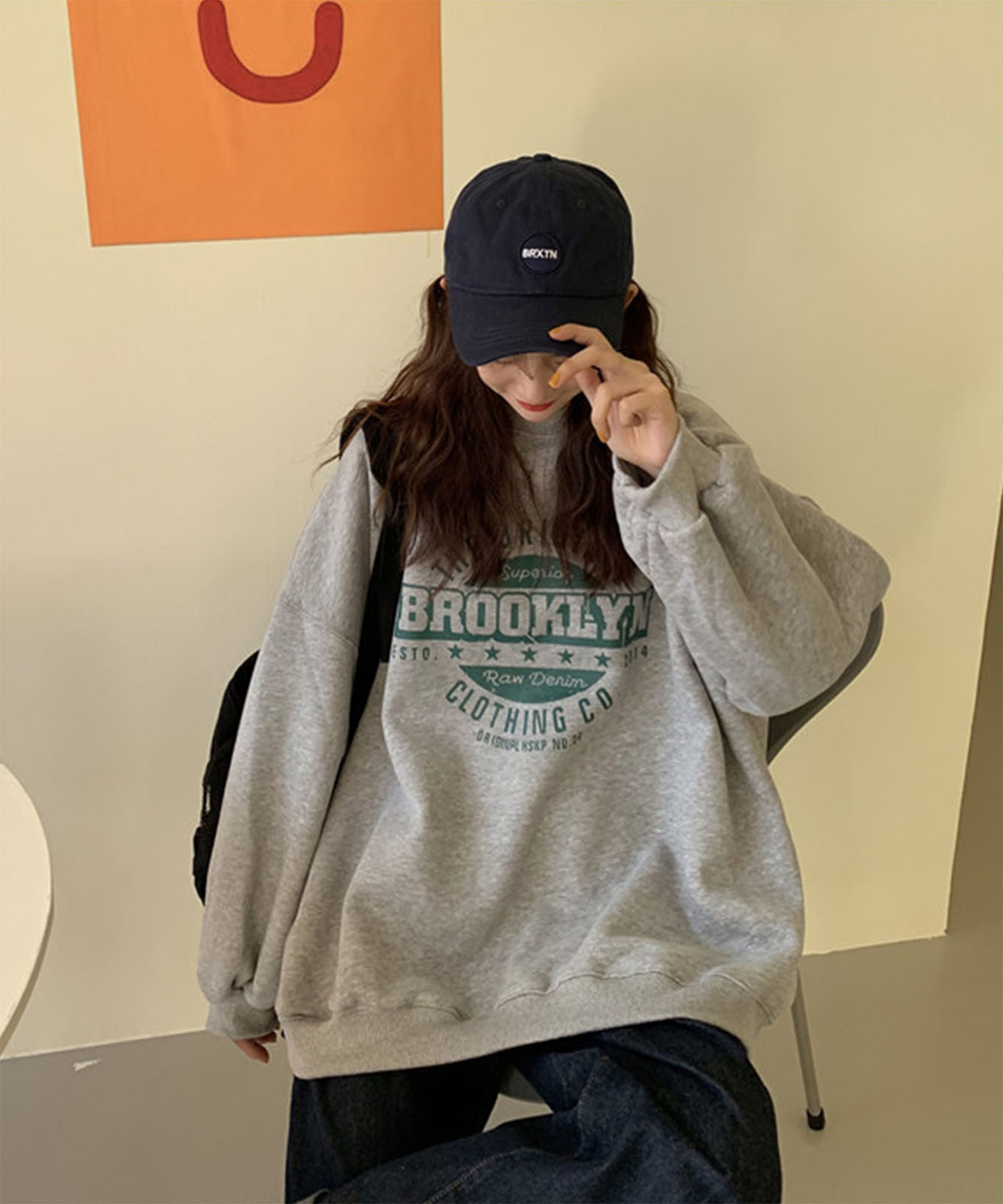 DEVICE select ビッグシルエット プルオーバースウェット メンズ レディース