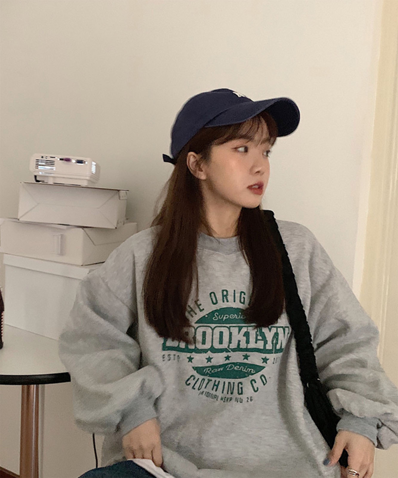 DEVICE select ビッグシルエット プルオーバースウェット メンズ レディース