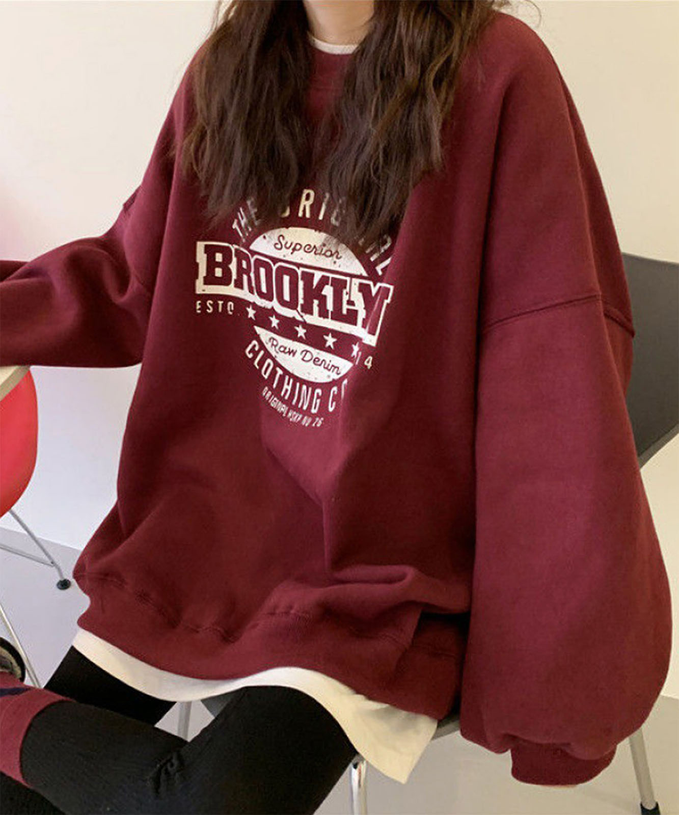 DEVICE select ビッグシルエット プルオーバースウェット メンズ レディース