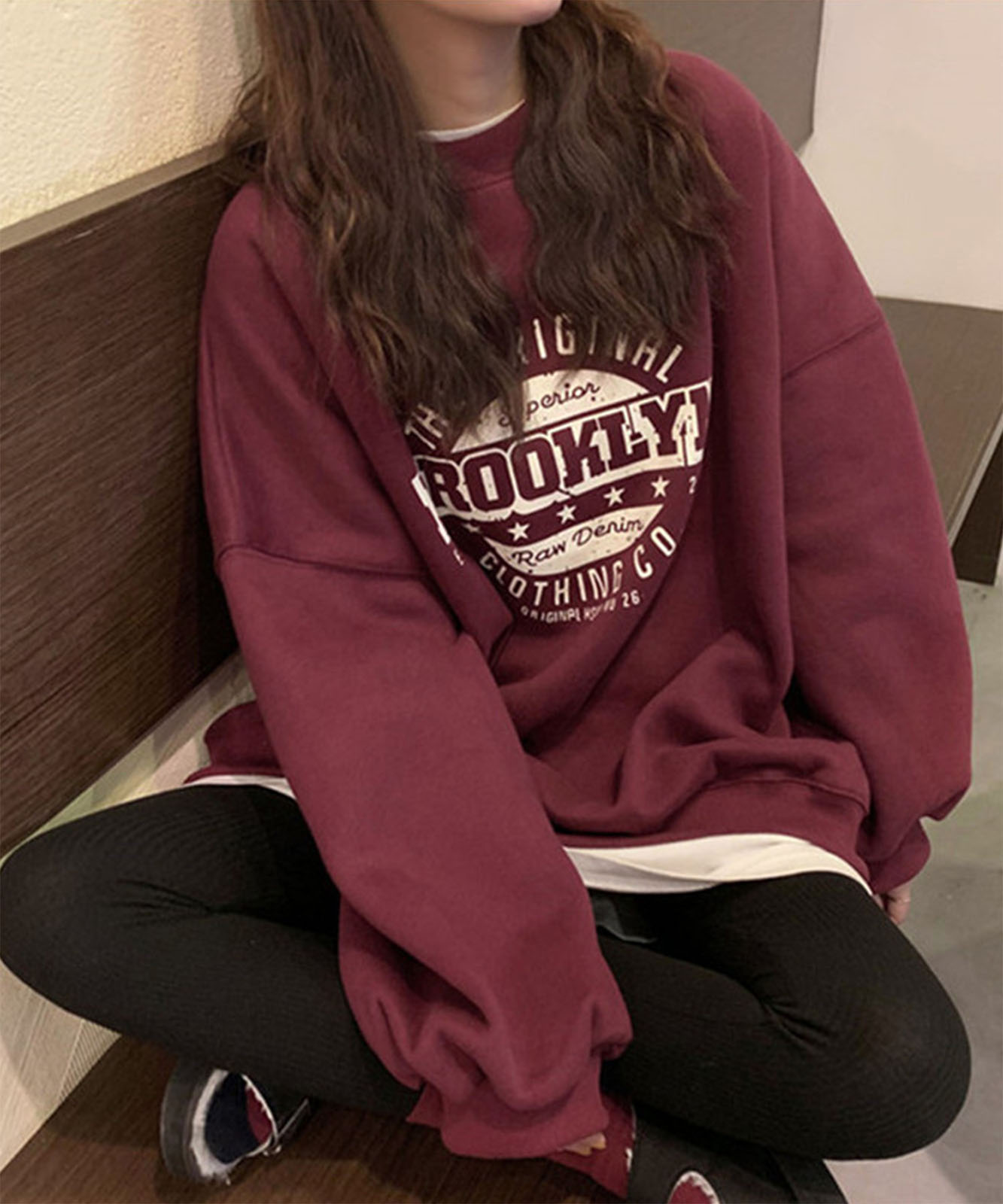 DEVICE select ビッグシルエット プルオーバースウェット メンズ レディース