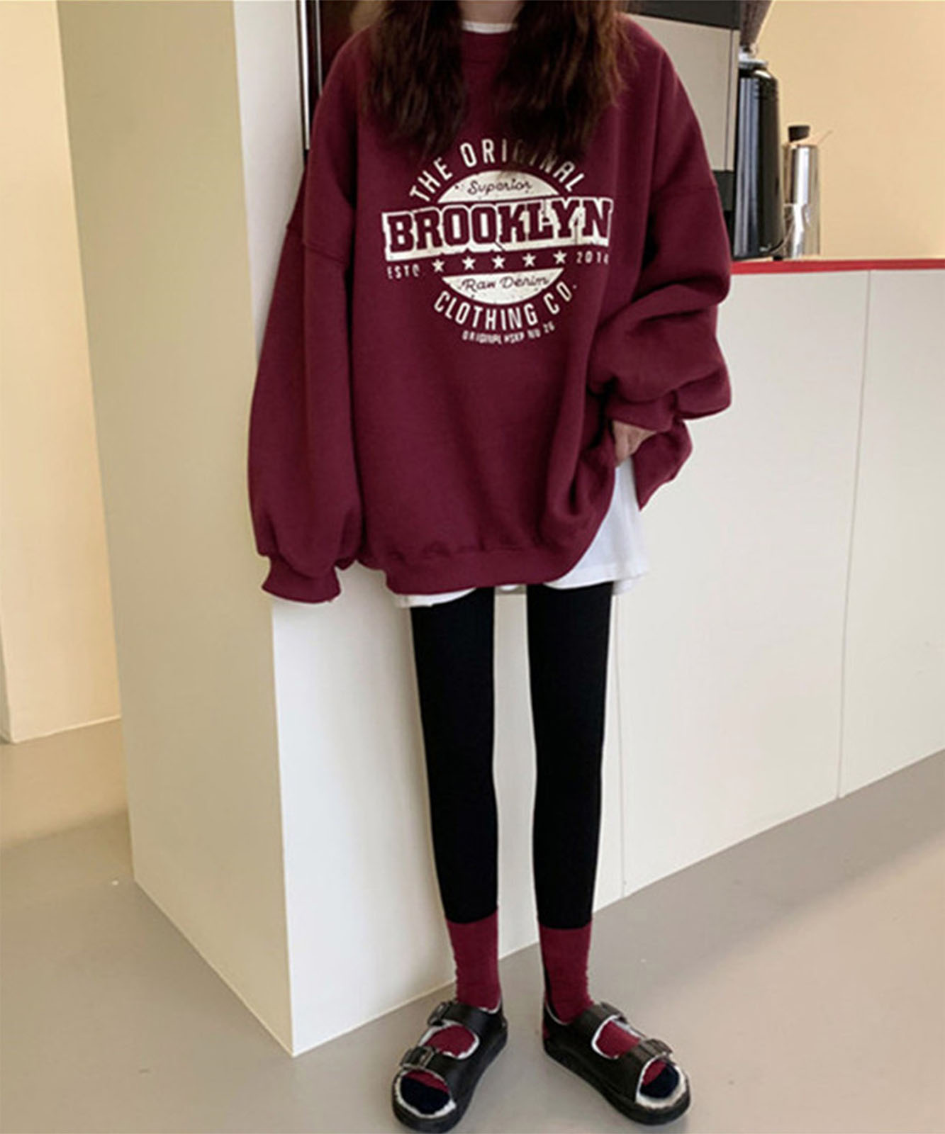 DEVICE select ビッグシルエット プルオーバースウェット メンズ レディース