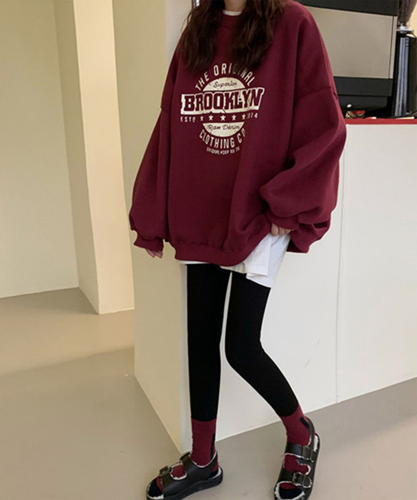 DEVICE select ビッグシルエット プルオーバースウェット メンズ レディース