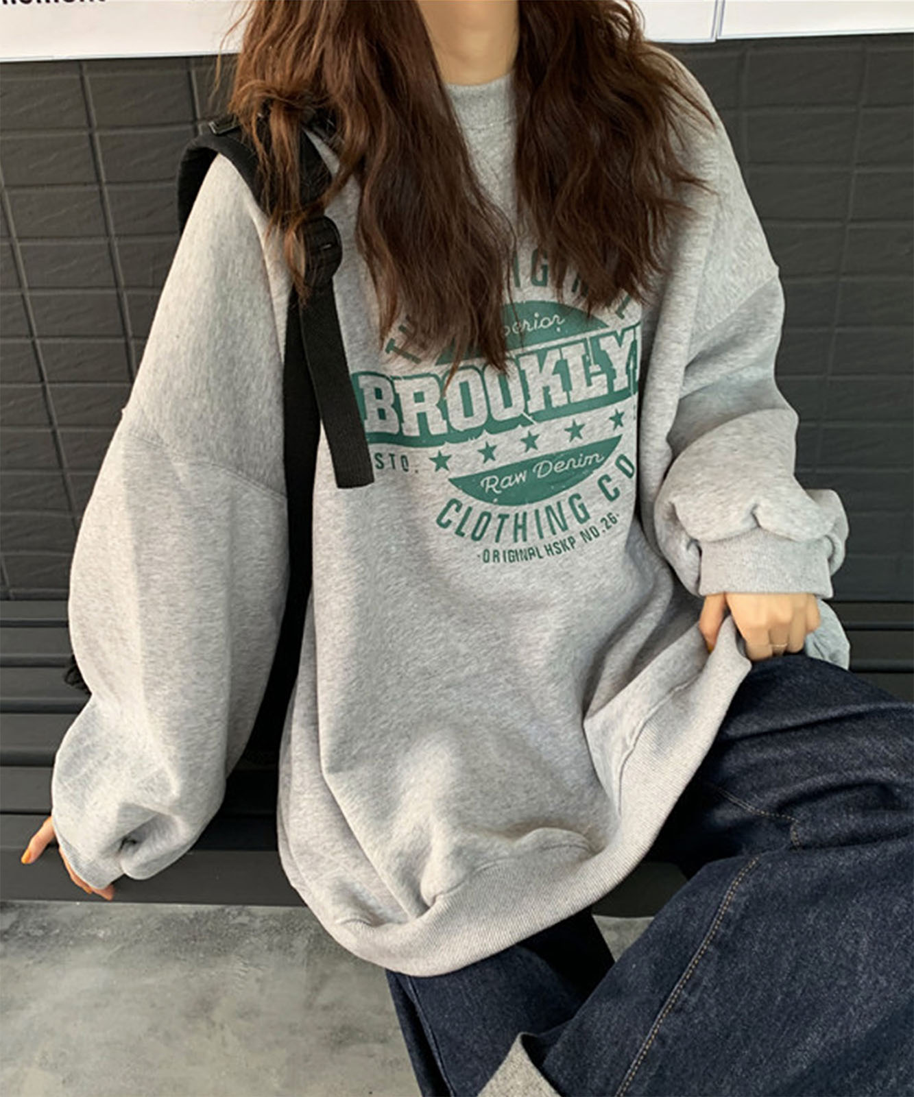 DEVICE select ビッグシルエット プルオーバースウェット メンズ レディース