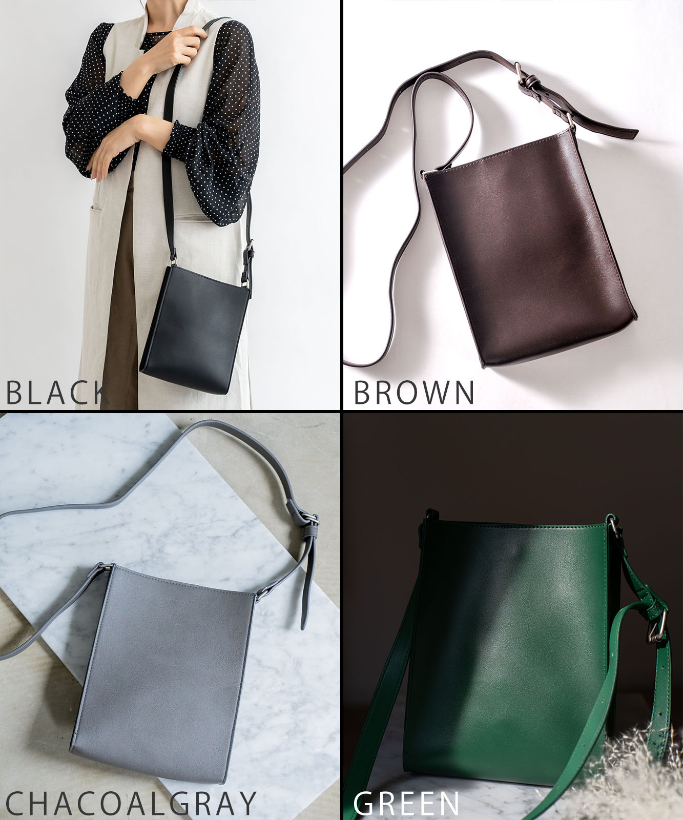 DEVICE × ユウコラボ 】 ビッグ スクエア ショルダーバッグ