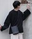 【 DEVICE × ユウコラボ 】 Rename ビッグ スクエア ショルダーバッグ メンズ レディース ユニセックス 高級感 おしゃれ RSG21028