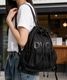 【 DEVICE 】 DVCロゴ メッシュ ナップサック リュック バックパック 巾着バッグ 軽量 テック ストリート メンズ レディース DRN26036