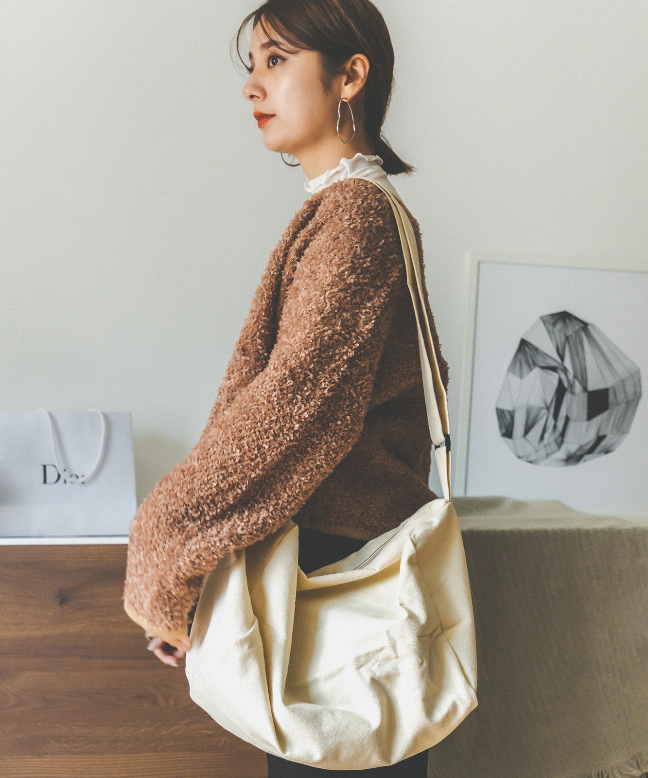 Rename キャンバス ショルダーバッグ