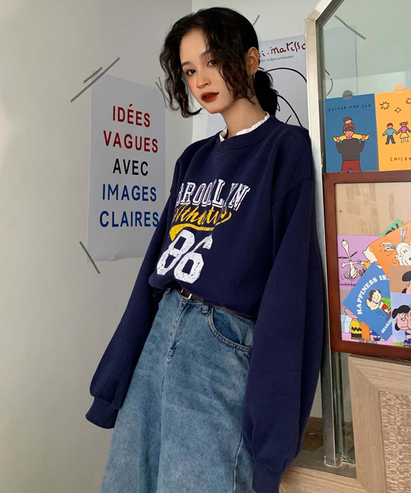 DEVICE select ブルックリン ルーズスウェット メンズ レディース TA171