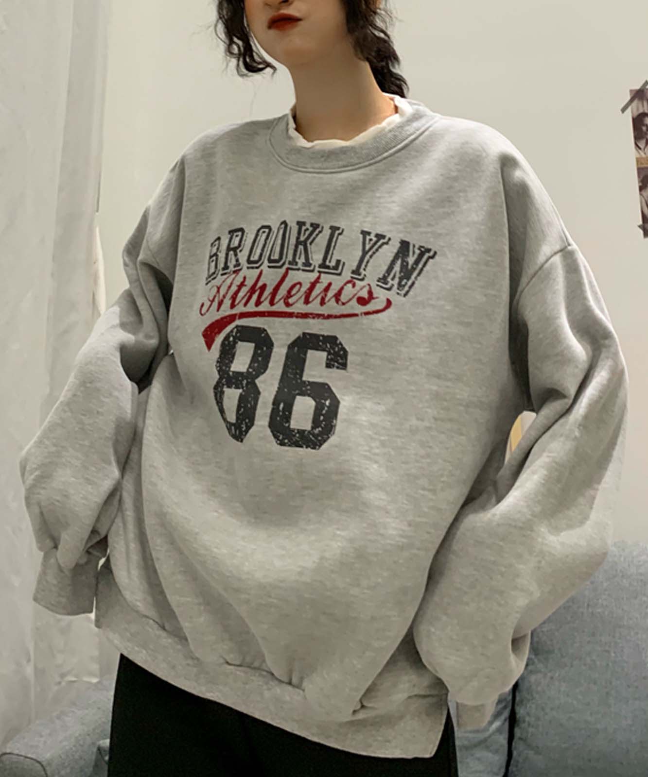 DEVICE select ブルックリン ルーズスウェット メンズ レディース TA171