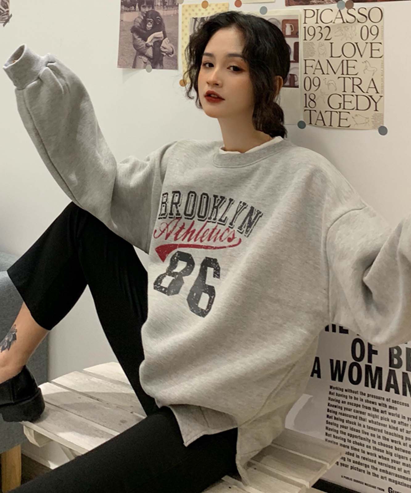 DEVICE select ブルックリン ルーズスウェット メンズ レディース