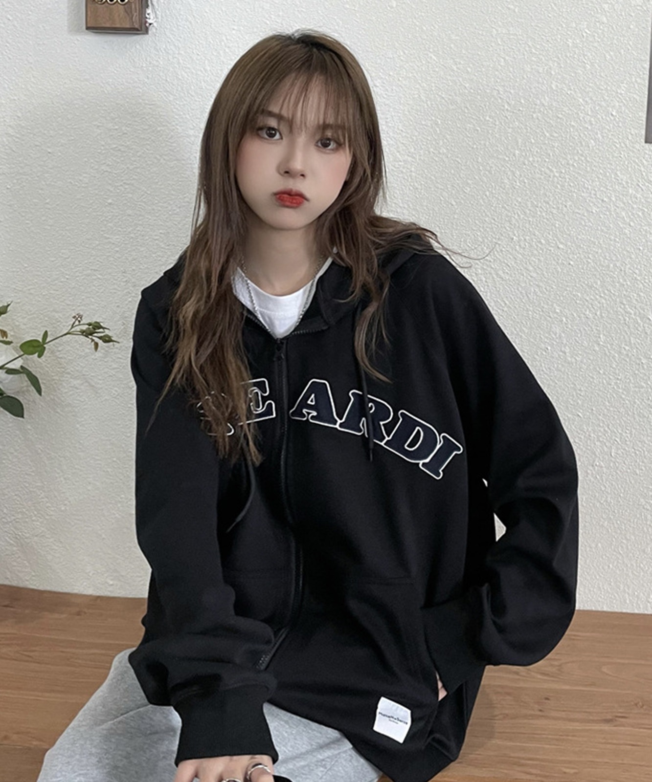 【 DEVICE select 】オーバーサイズ ロゴフーディーパーカー メンズ レディース ユニセックス TA455P