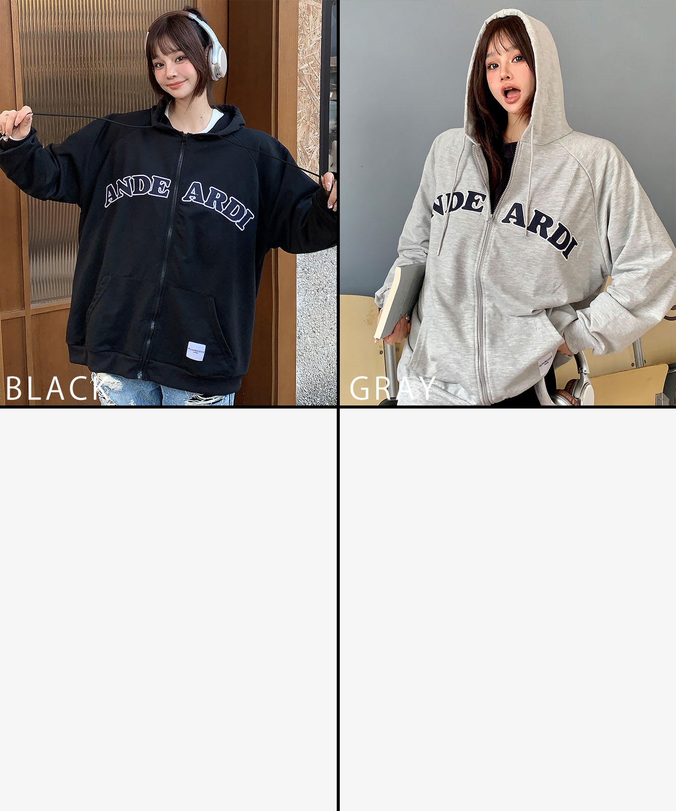 DEVICE select 】オーバーサイズ ロゴフーディーパーカー メンズ